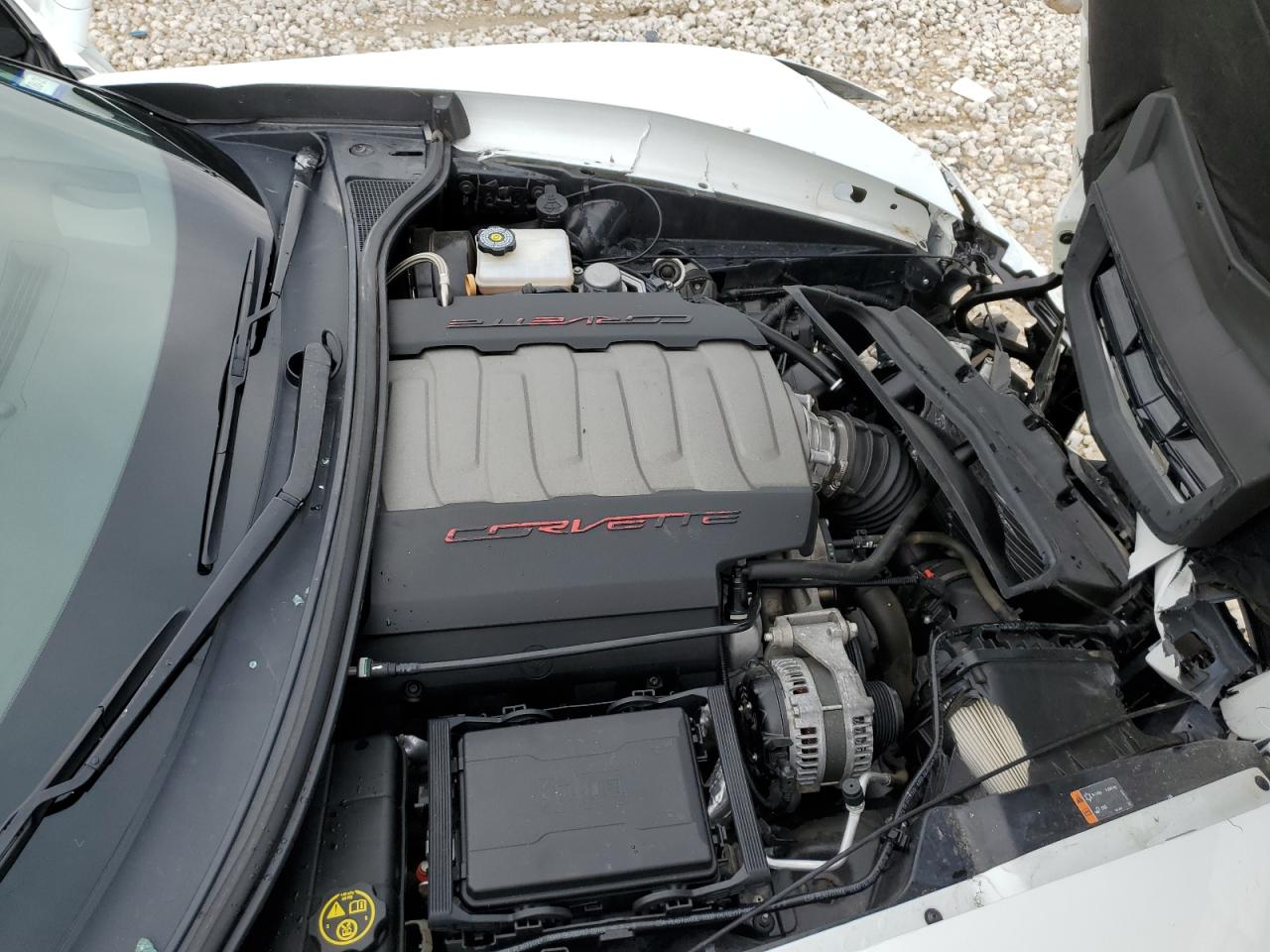 2018 Chevrolet Corvette VIN 1G1YD2D70J5101448 Copart auction photo, front end / side damage thumbnail 11