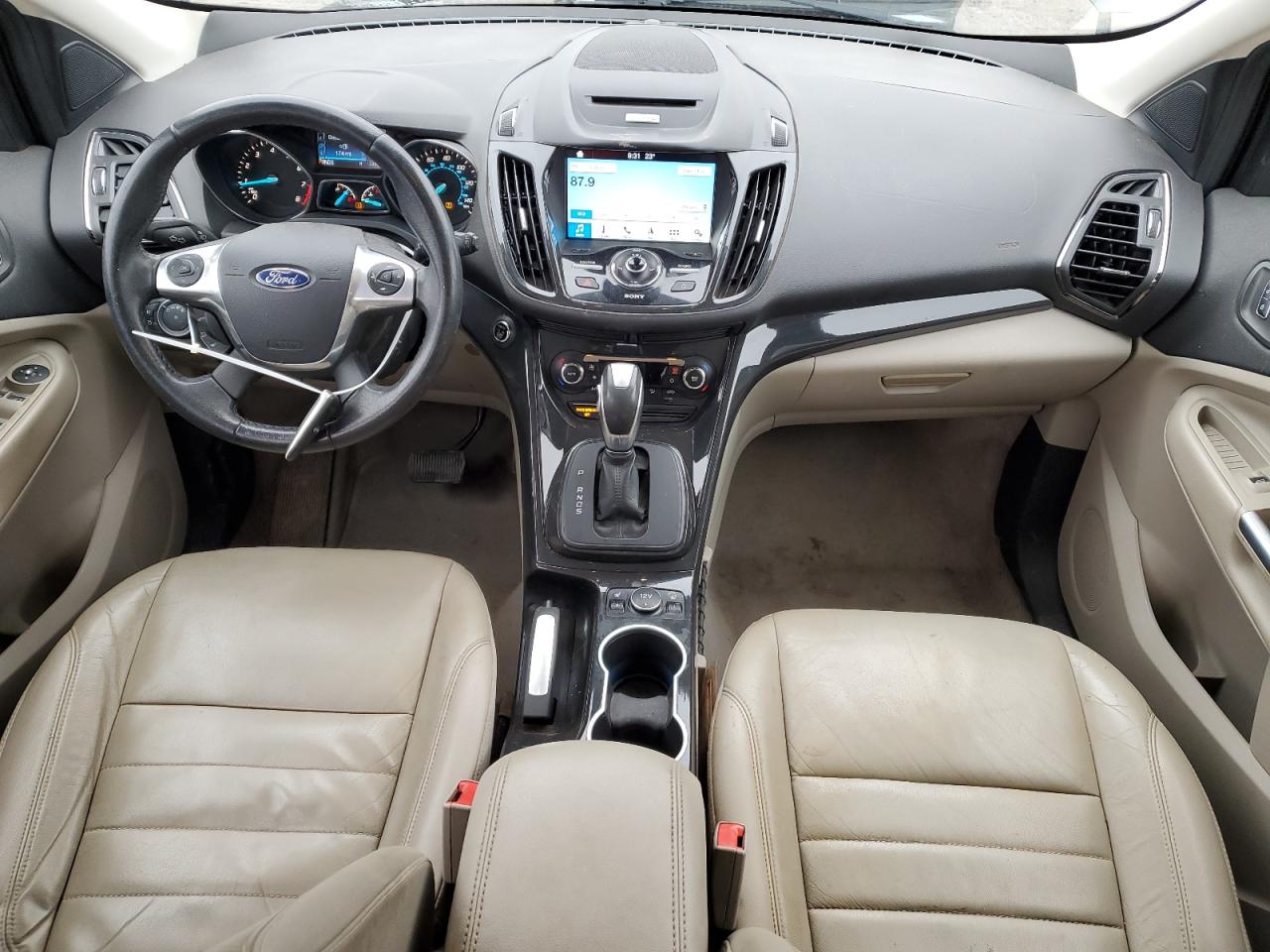 2016 Ford Escape VIN 1FMCU0J91GUC64969 Copart auction photo, rear end / side damage thumbnail 8