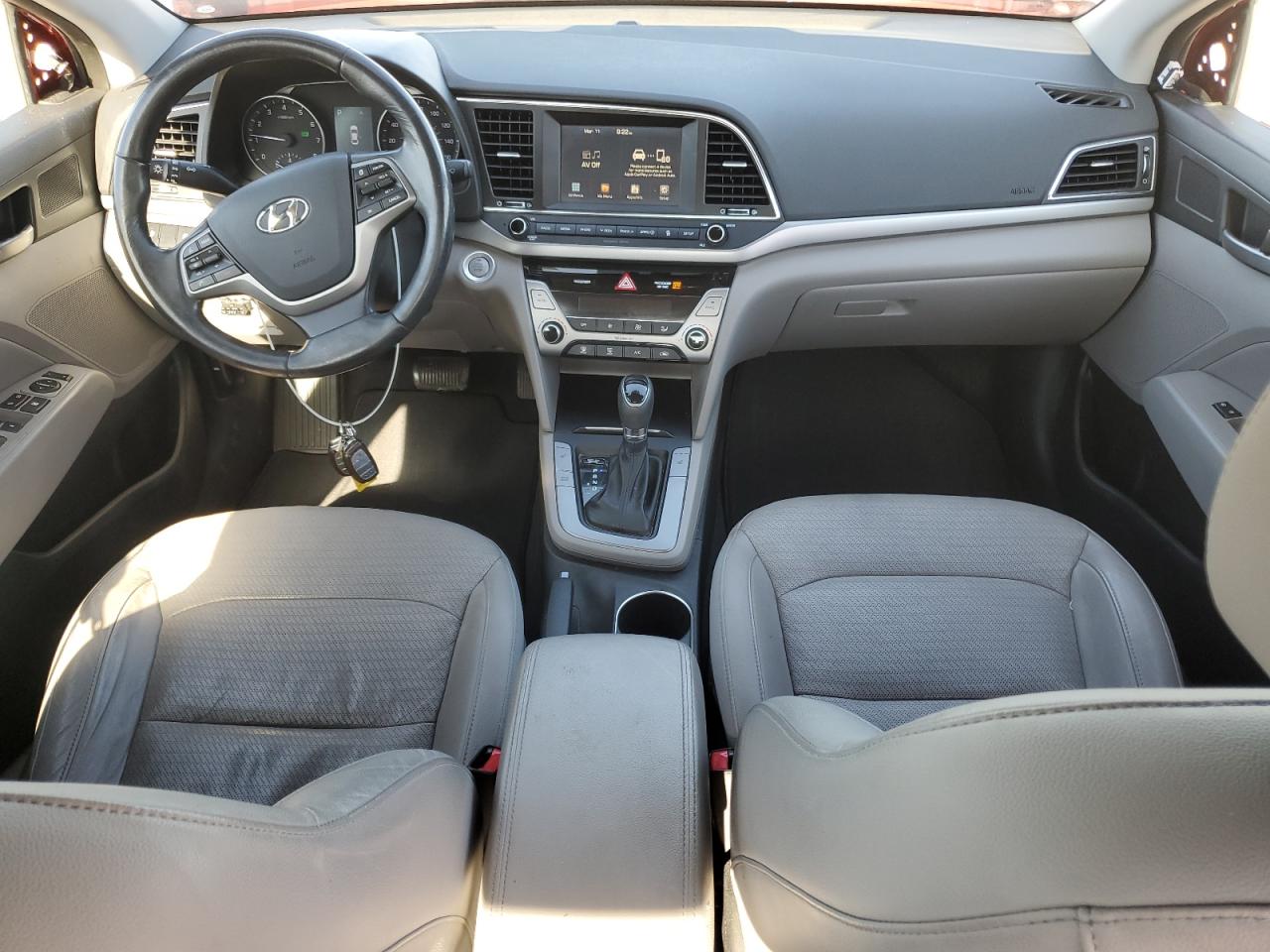 2017 Hyundai Elantra VIN 5NPD84LF9HH028718 Copart auction photo, front end / all over damage thumbnail 8