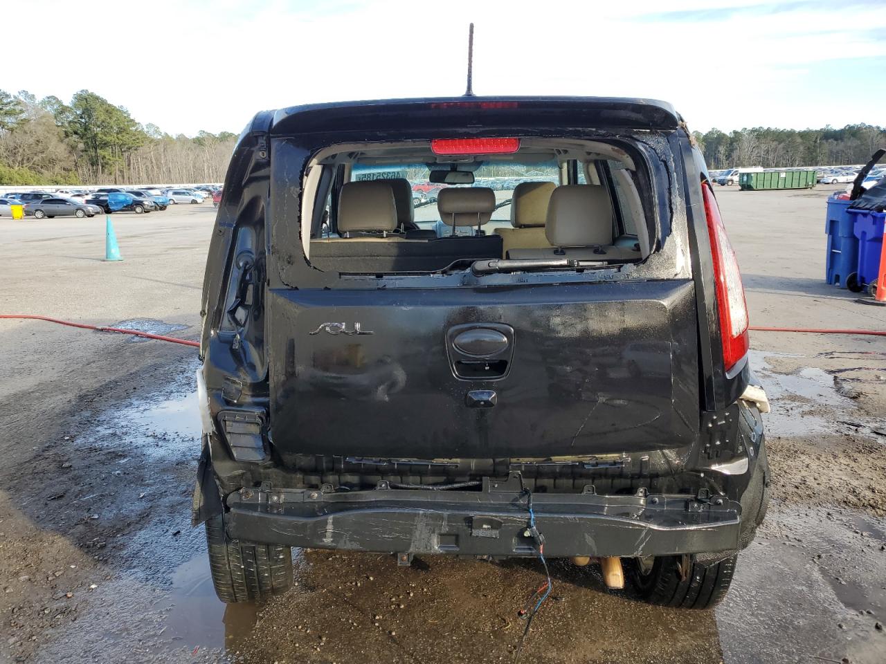 2013 KIA Soul VIN KNDJT2A61D7750093 Copart auction photo, all over damage thumbnail 6