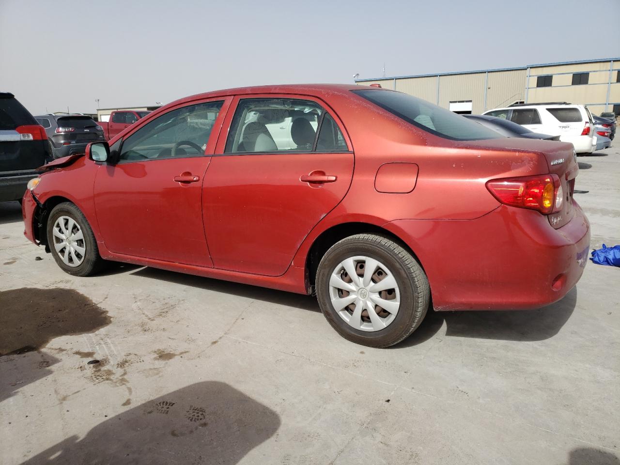 2010 Toyota Corolla VIN JTDBU4EE7A9122764 Copart auction photo, front end / hail damage thumbnail 2