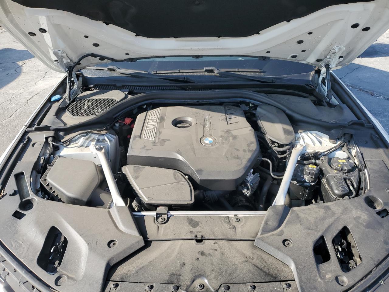 2019 BMW 5er VIN WBAJA5C51KWW35781 Copart auction photo, front end / side damage thumbnail 12