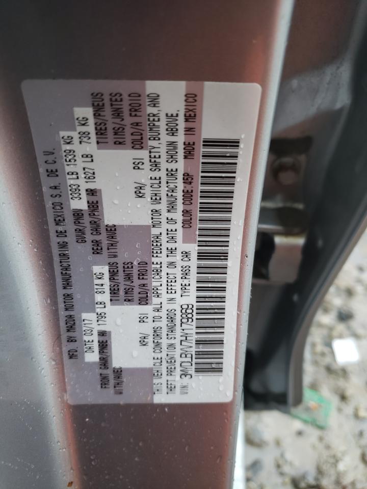 2017 Toyota Yaris VIN 3MYDLBYV7HY179869 Copart auction photo, front end / minor dent/scratches damage thumbnail 12