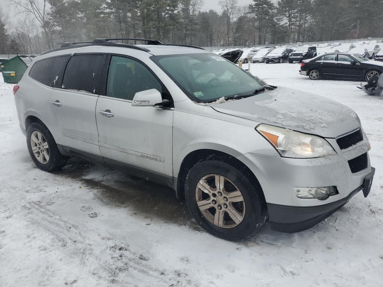 2009 Chevrolet Traverse VIN 1GNEV23D39S102483 Copart auction photo, side damage thumbnail 4