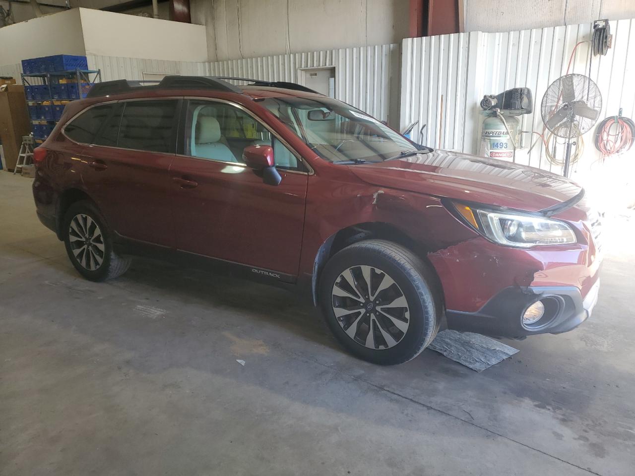 2017 Subaru Outback VIN 4S4BSEKC4H3222389 Copart auction photo, front end / minor dent/scratches damage thumbnail 4