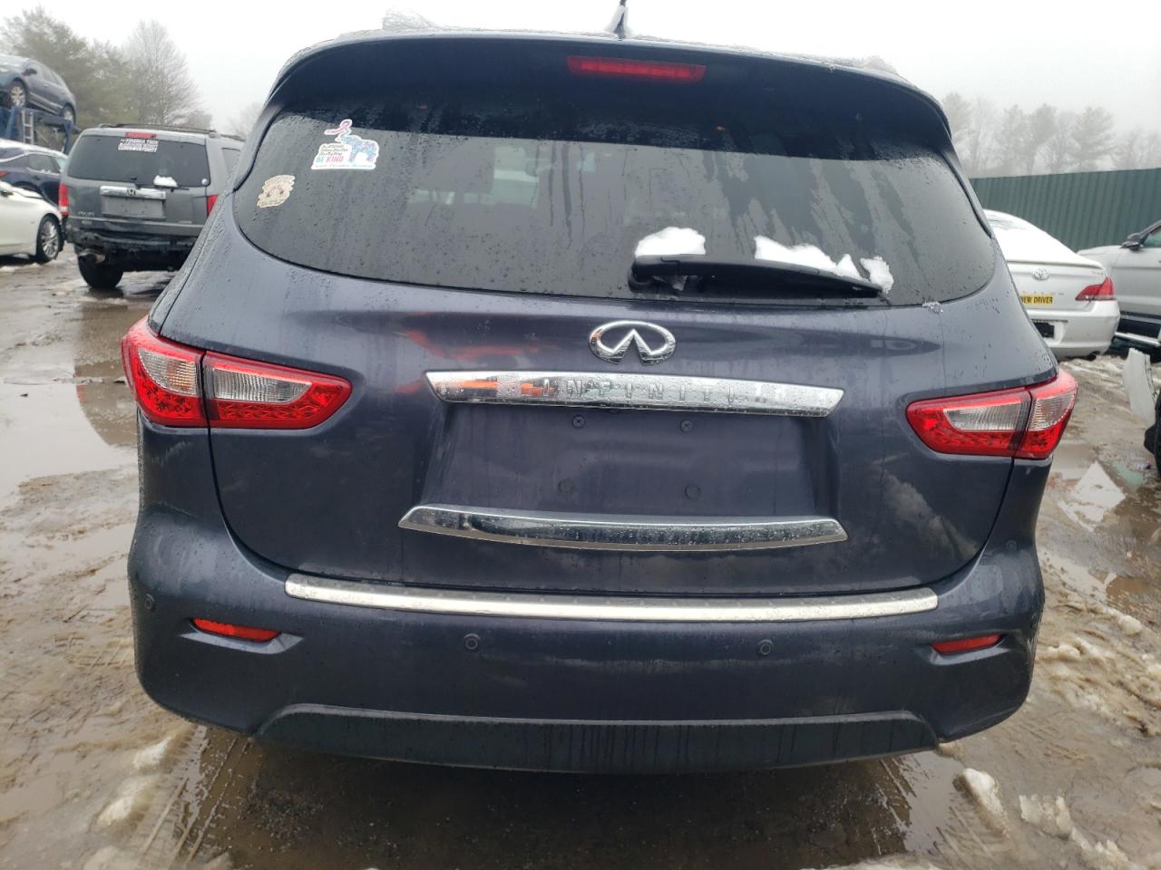 2014 Infiniti QX60 VIN 5N1AL0MMXEC528932 Copart auction photo, front end damage thumbnail 6