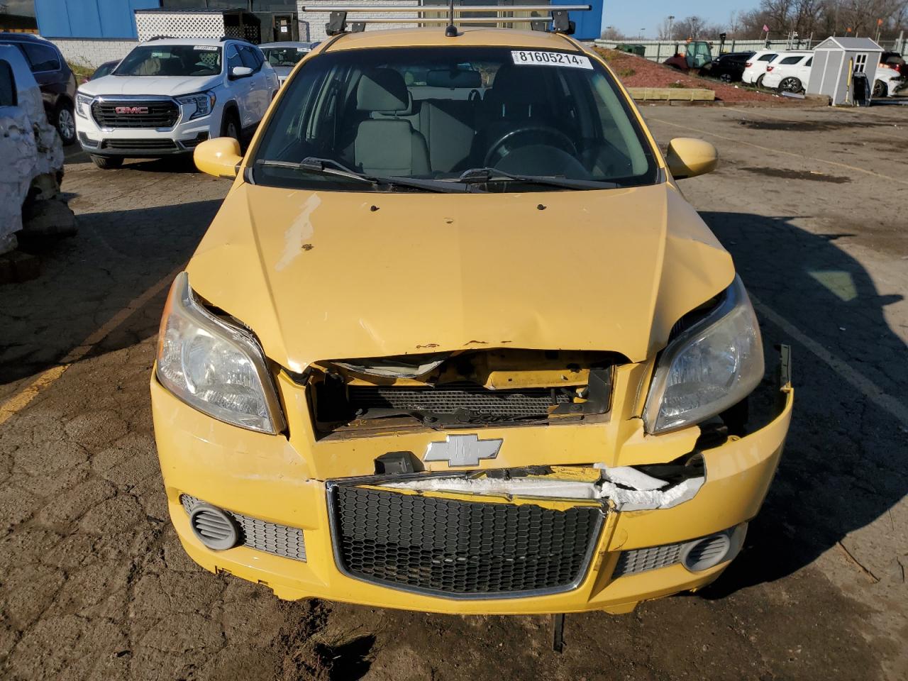 2010 Chevrolet Aveo VIN KL1TD6DE1AB102530 Copart auction photo, front end damage thumbnail 5