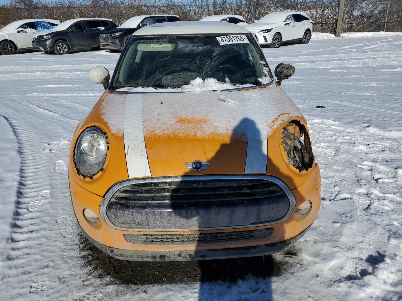 2018 MINI Cooper VIN WMWXP5C53J2G63339 Copart auction photo, front end / side damage thumbnail 5