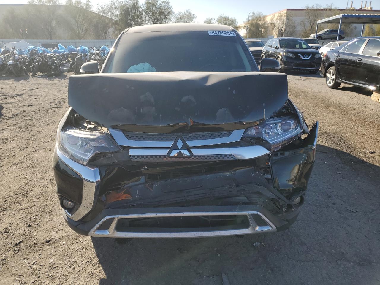 2019 Mitsubishi Outlander VIN JA4AD3A33KZ035384 Copart auction photo, front end damage thumbnail 5