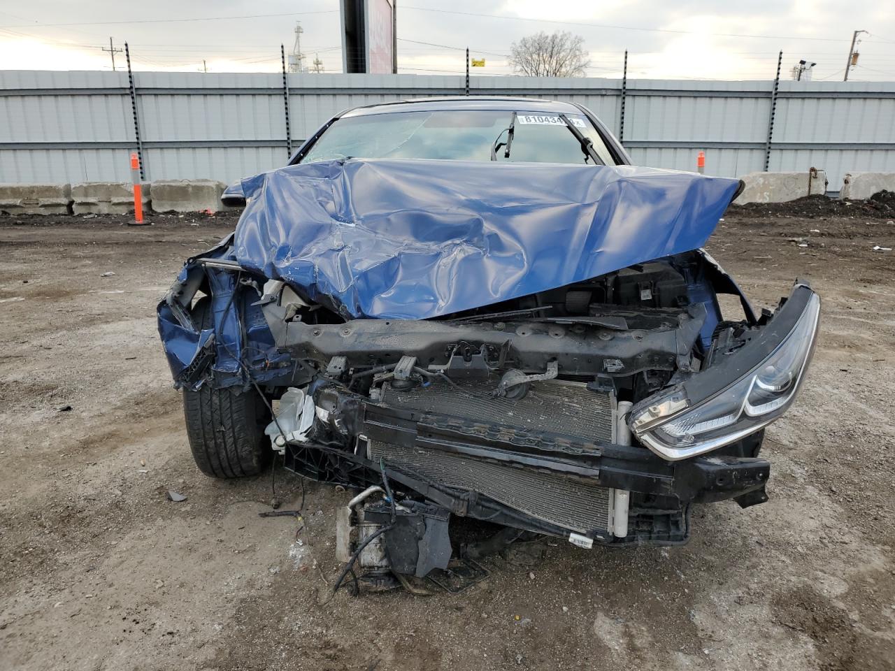 2018 Hyundai Sonata VIN 5NPE34AFXJH596665 Copart auction photo, front end damage thumbnail 5