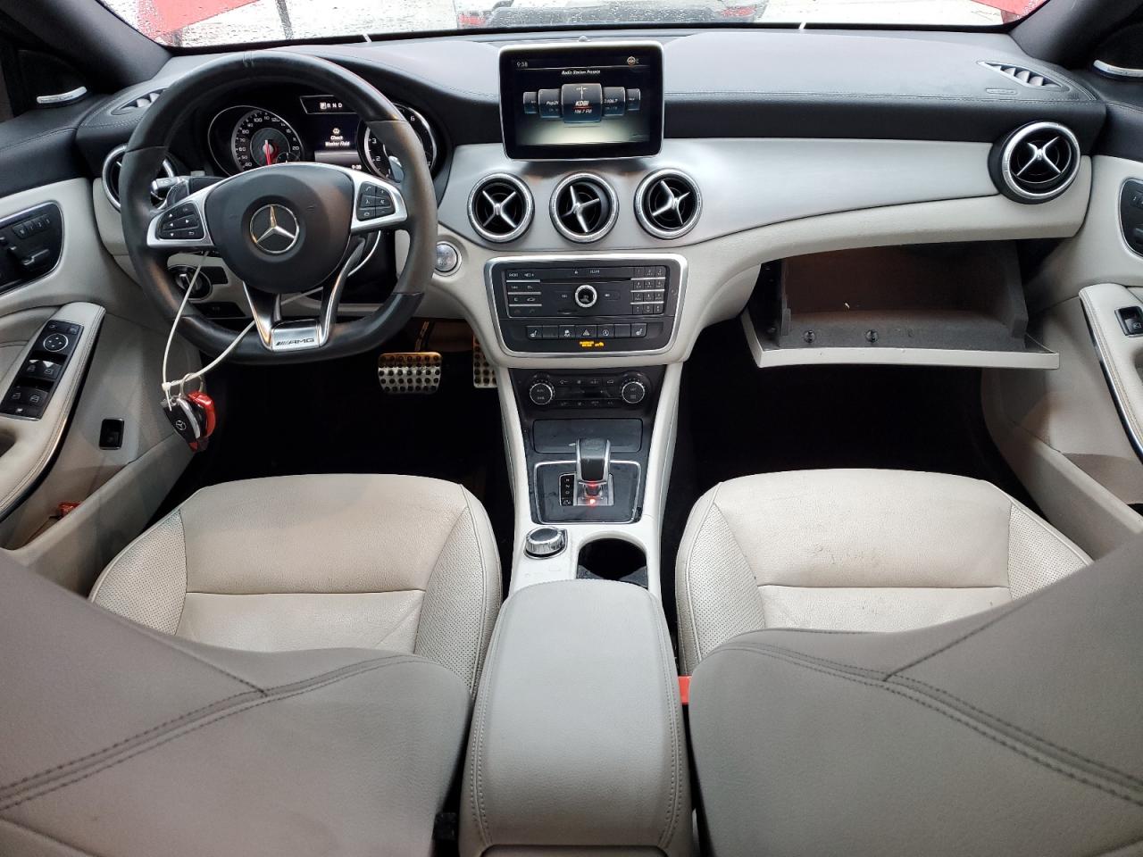 2015 Mercedes-Benz CLA-klasse VIN WDDSJ5CB0FN204556 Copart auction photo, front end / frame damage damage thumbnail 8