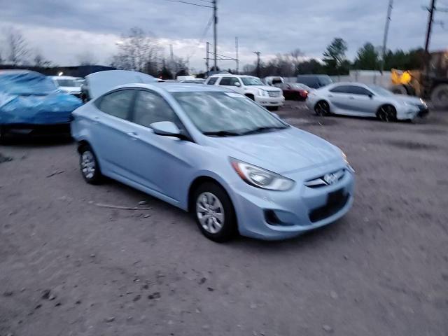 2013 Hyundai Accent VIN KMHCT4AE3DU427687 Copart auction photo, rear end damage thumbnail 10