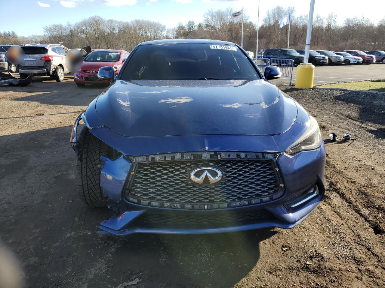 2017 Infiniti Q60 VIN JN1EV7EL6HM551690 Copart auction photo, front end damage thumbnail 5