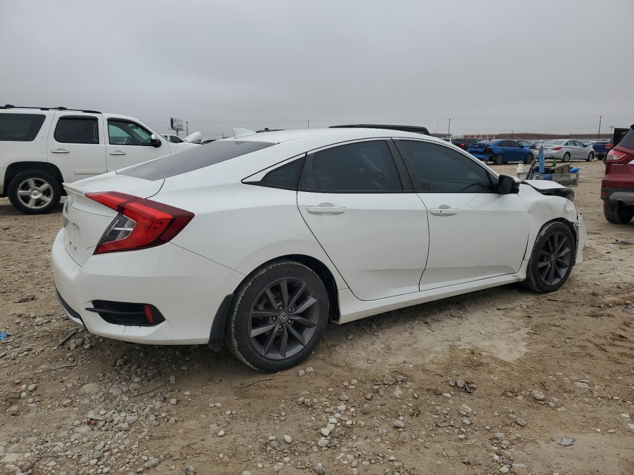 2020 Honda Civic VIN 19XFC1F79LE009996 Copart auction photo, front end / minor dent/scratches damage thumbnail 3