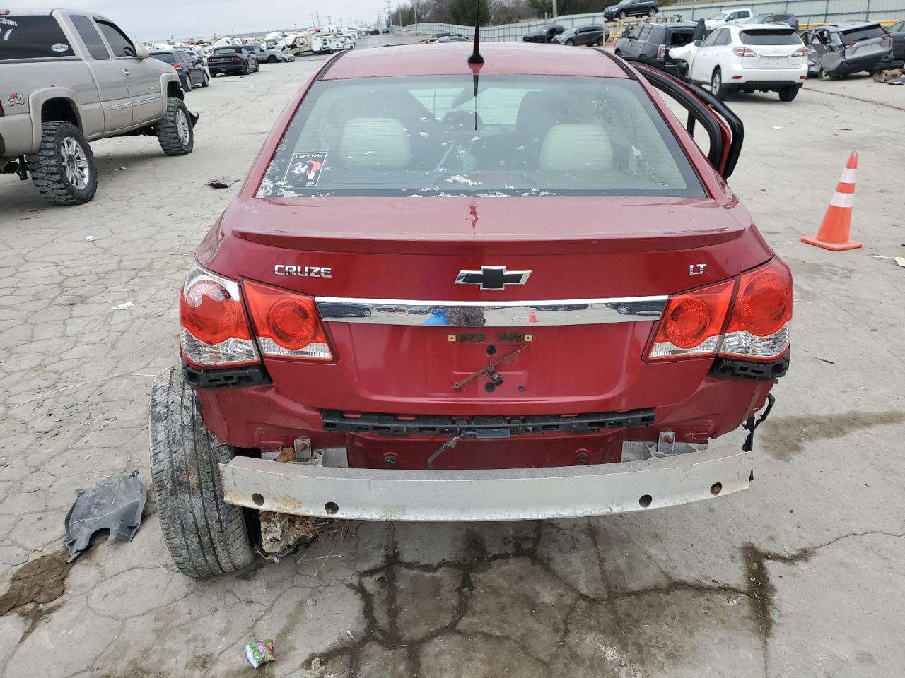 2012 Chevrolet Cruze VIN 1G1PG5SC9C7381513 Copart auction photo, all over damage thumbnail 6