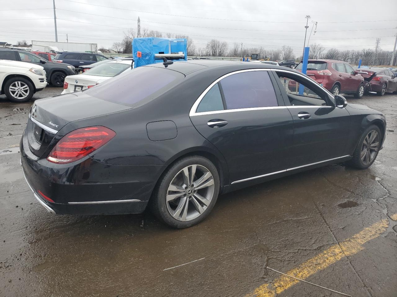 2019 Mercedes-Benz S-klasse VIN WDDUG6EB8KA487820 Copart auction photo, undercarriage damage thumbnail 3