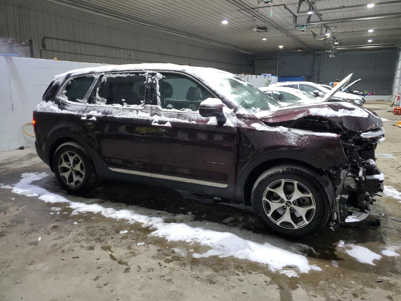 2022 KIA Telluride VIN 5XYP3DHC4NG283693 Copart auction photo, front end damage thumbnail 4