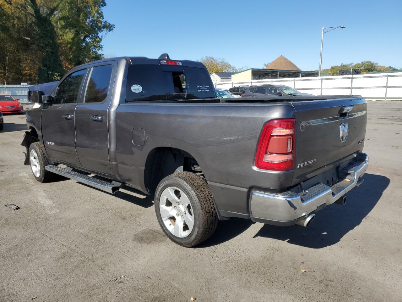 2019 RAM 1500 VIN 1C6SRFBT3KN514706 Copart auction photo, front end damage thumbnail 2