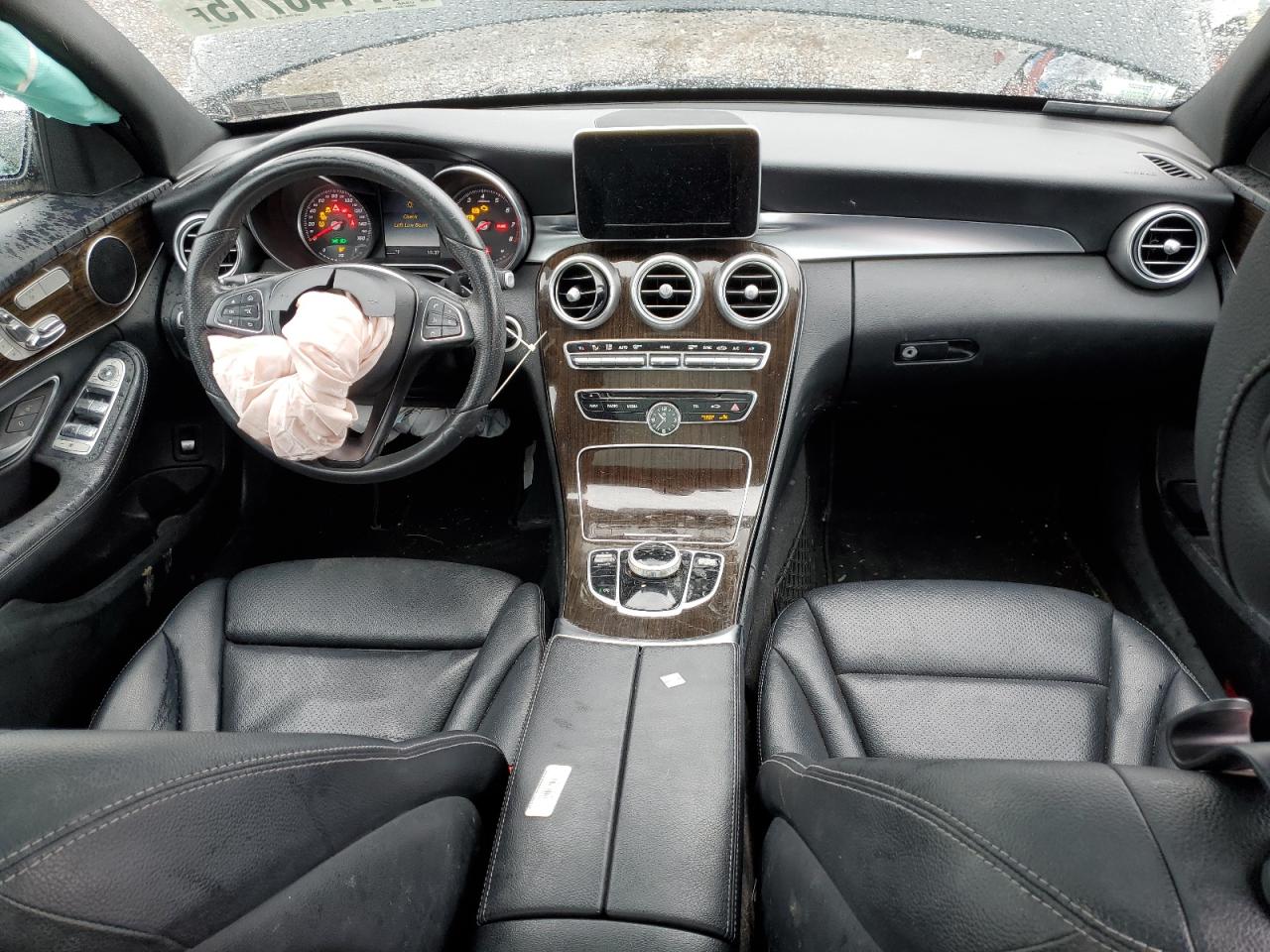 2018 Mercedes-Benz C-klasse VIN WDDWF4KB7JR400039 Copart auction photo, front end damage thumbnail 8