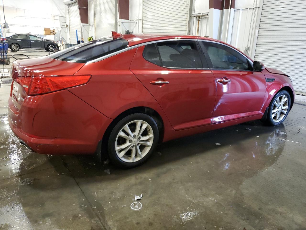 2013 KIA Optima VIN 5XXGN4A76DG111112 Copart auction photo, front end / rear end damage thumbnail 3