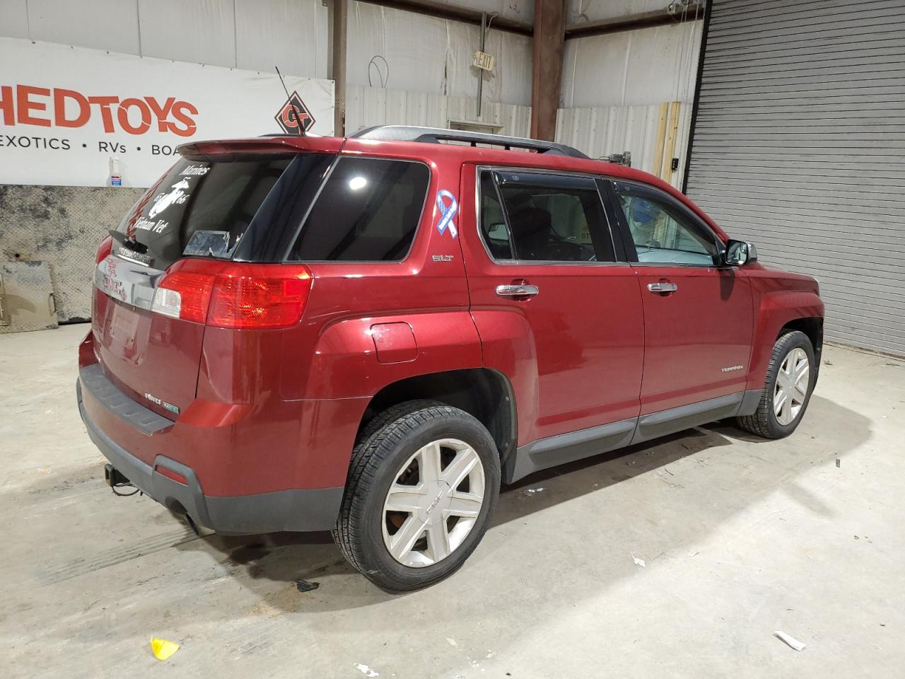 2012 GMC Terrain VIN 2GKFLVE58C6277725 Copart auction photo, front end / side damage thumbnail 3