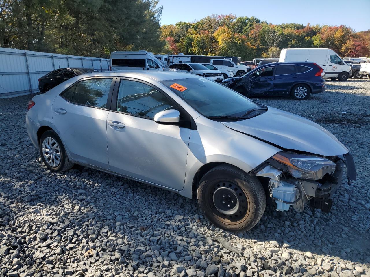 2017 Toyota Corolla VIN 2T1BURHE4HC888013 Copart auction photo, front end damage thumbnail 4