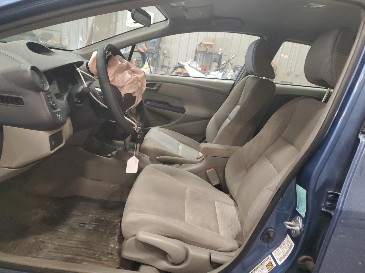 2010 Honda Insight VIN JHMZE2H72AS024651 Copart auction photo, front end damage thumbnail 7