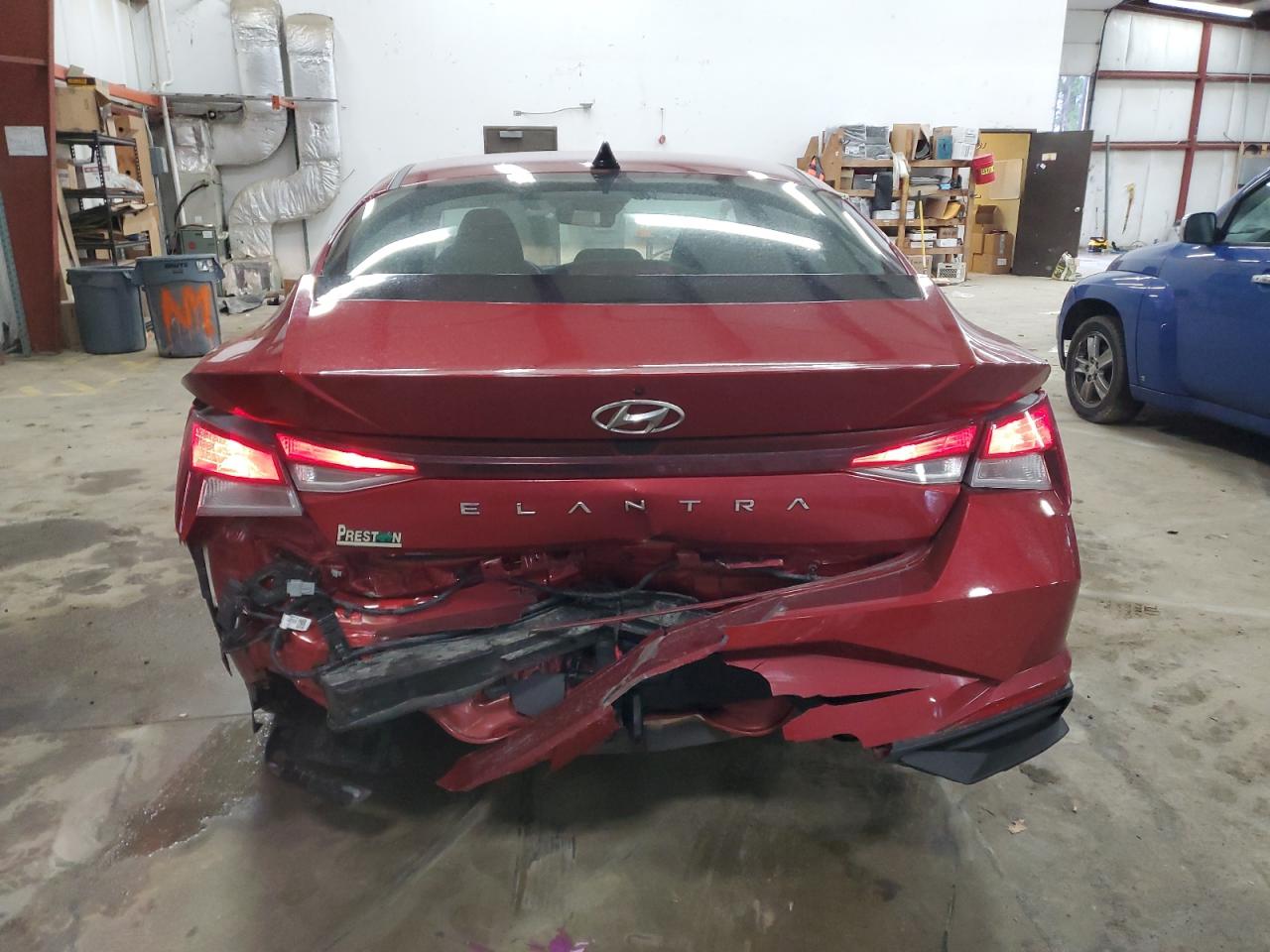 2023 Hyundai Elantra VIN KMHLL4AG6PU564628 Copart auction photo, rear end damage thumbnail 6