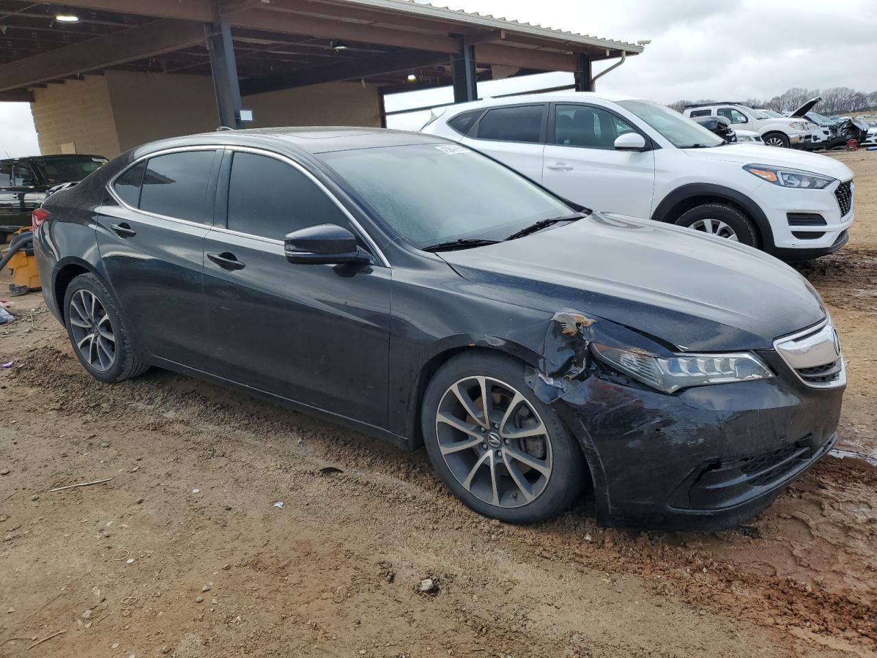 2015 Acura TLX VIN 19UUB2F37FA015818 Copart auction photo, front end damage thumbnail 4