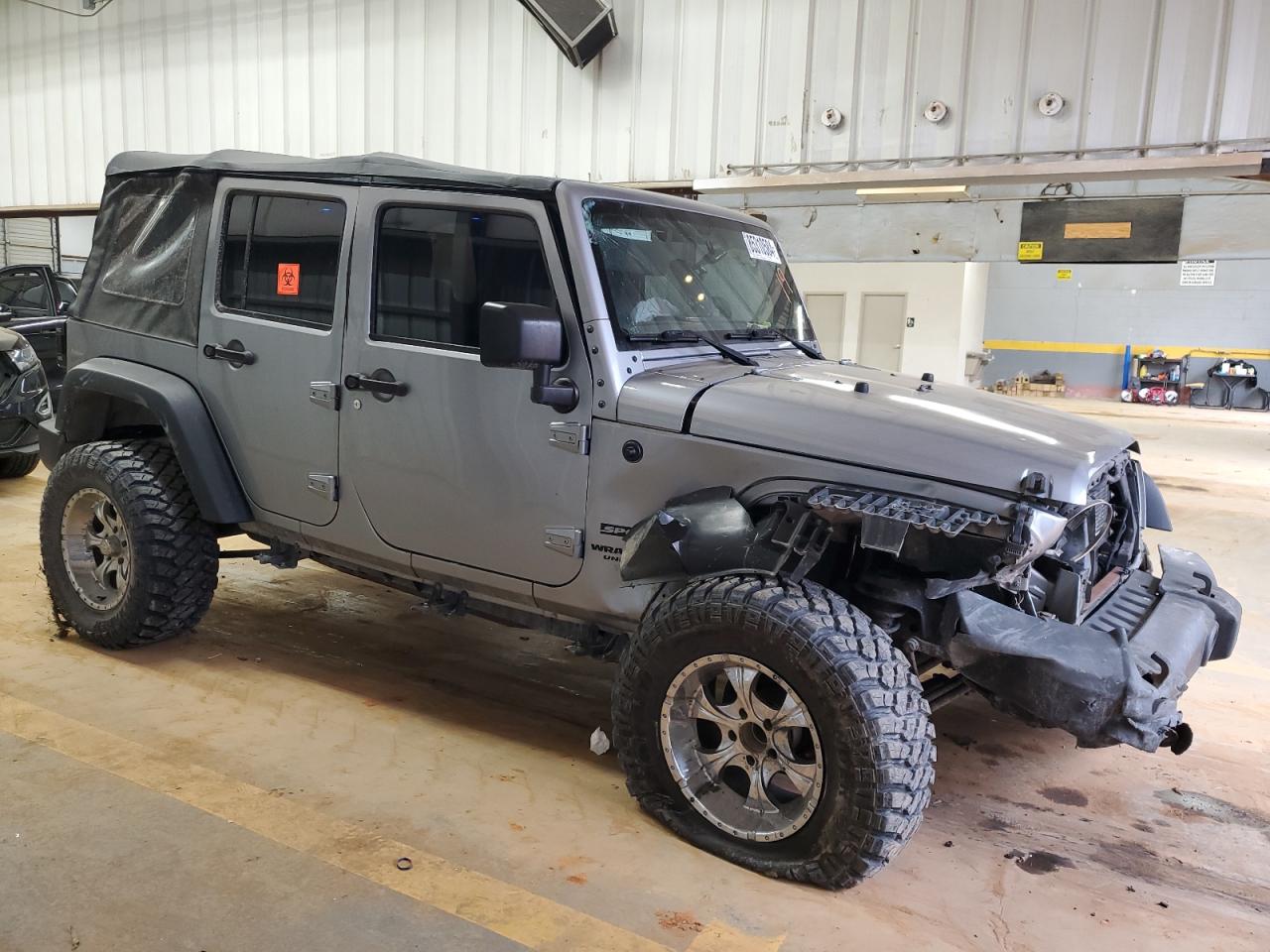 2017 Jeep Wrangler VIN 1C4BJWDGXHL547447 Copart auction photo, all over / undercarriage damage thumbnail 4