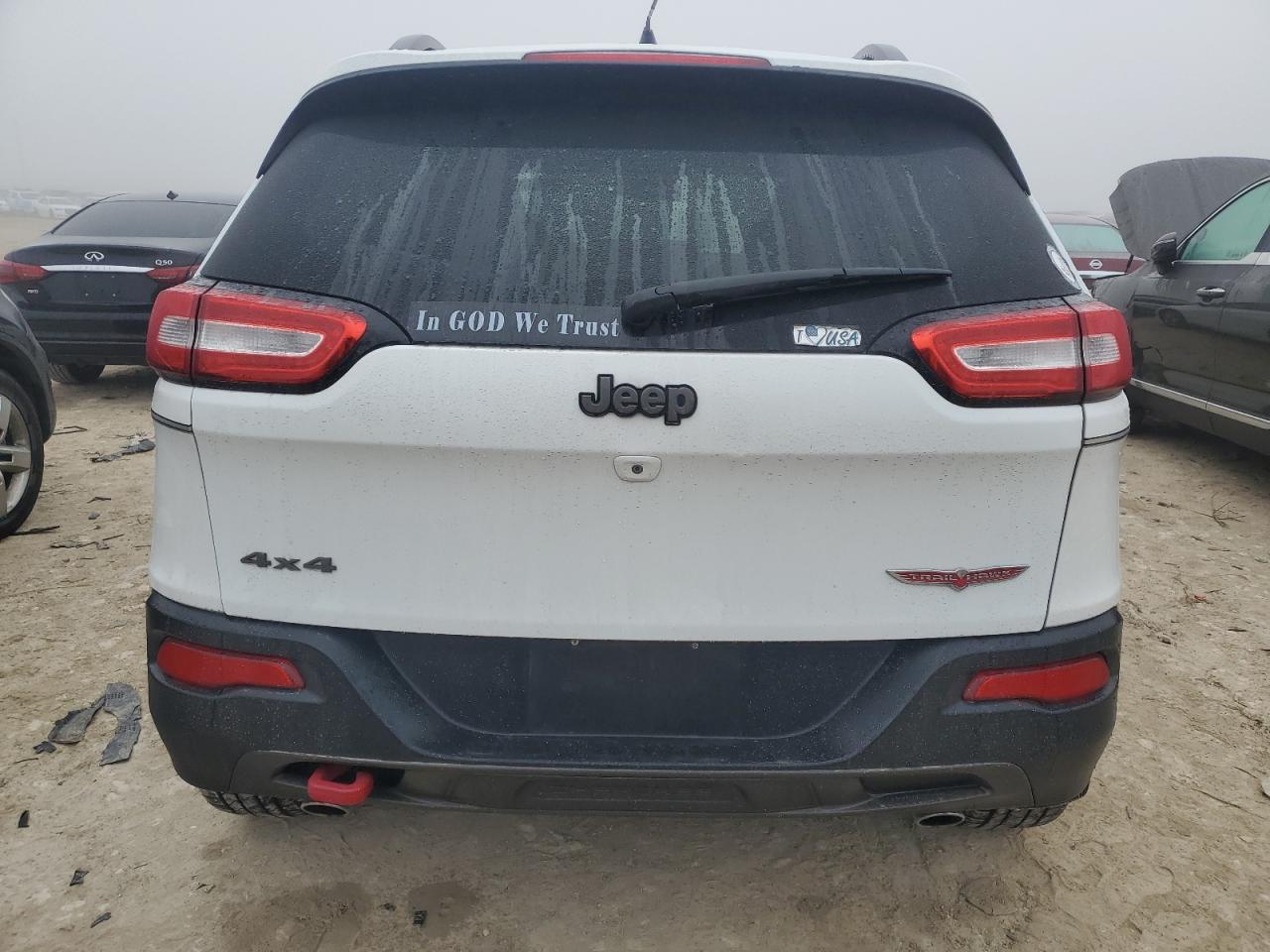 2014 Jeep Cherokee VIN 1C4PJMBS2EW191250 Copart auction photo, rear end damage thumbnail 6