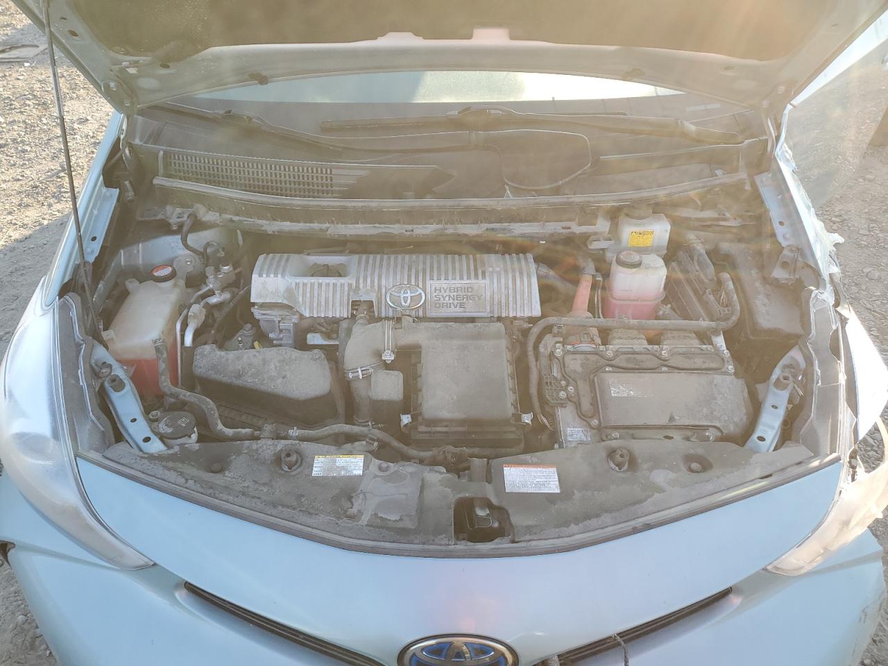 2015 Toyota Prius VIN JTDZN3EU8FJ035121 Copart auction photo, side damage thumbnail 11