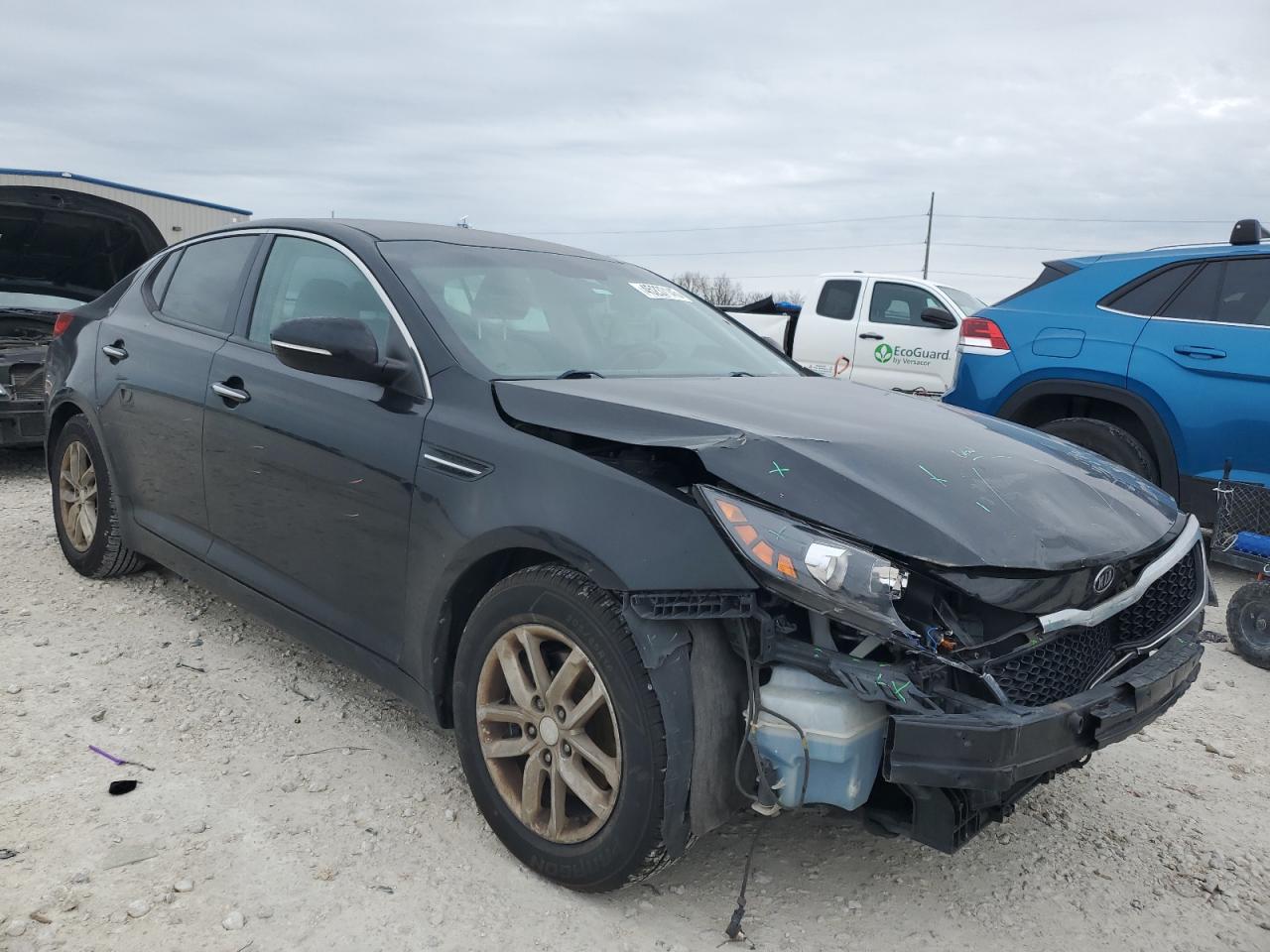 2013 KIA Optima VIN KNAGM4A72D5300375 Copart auction photo, front end / minor dent/scratches damage thumbnail 4