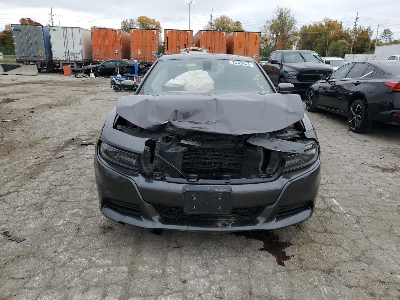 2020 Dodge Charger VIN 2C3CDXBGXLH240665 Copart auction photo, front end damage thumbnail 5