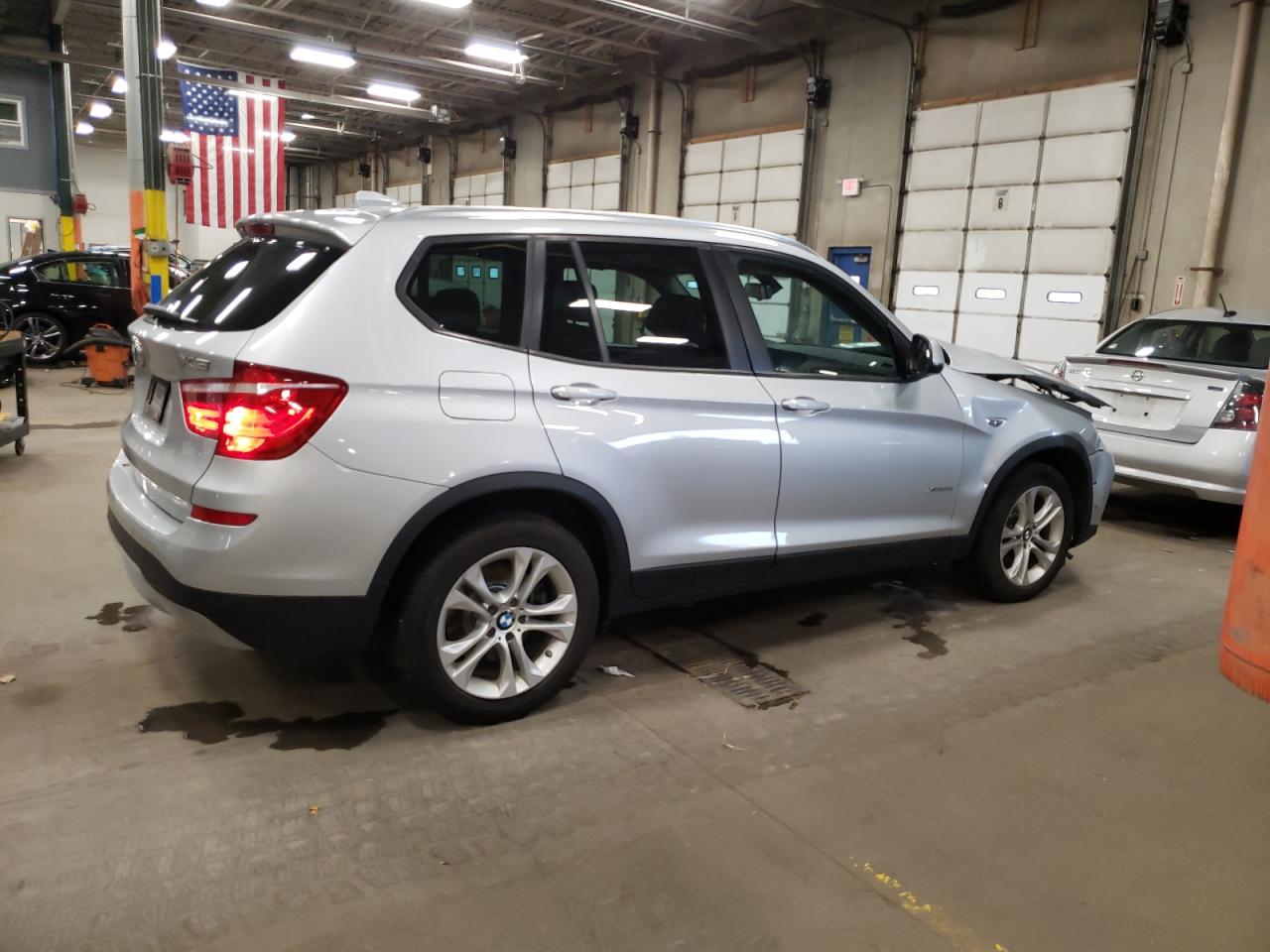 2016 BMW X3 VIN 5UXWX7C58G0S16290 Copart auction photo, front end damage thumbnail 3