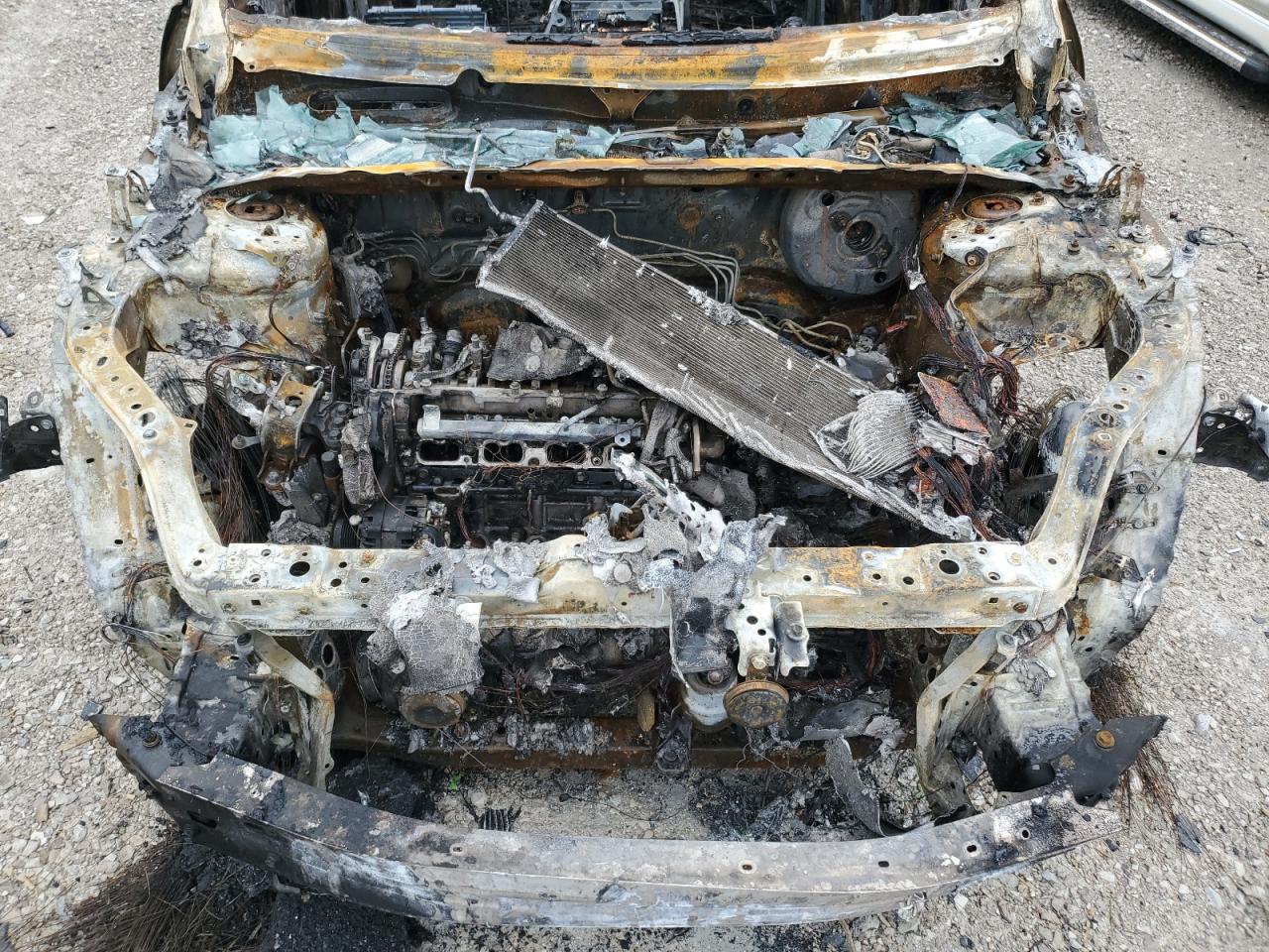 2019 Toyota RAV 4 VIN JTMC1RFV1KD509723 Copart auction photo, burn damage thumbnail 12