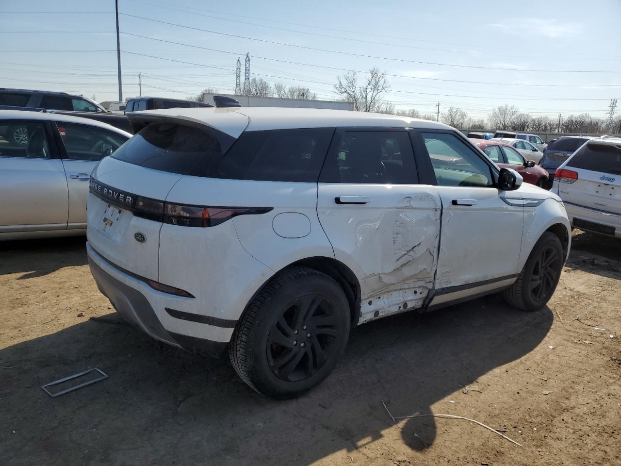 2020 Land Rover Range Rover VIN SALZJ2FX2LH041927 Copart auction photo, front end / side damage thumbnail 3