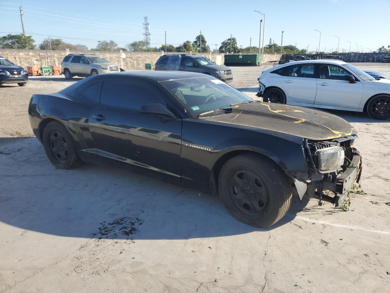 2011 Chevrolet Camaro VIN 2G1FA1ED0B9150894 Copart auction photo, front end damage thumbnail 4