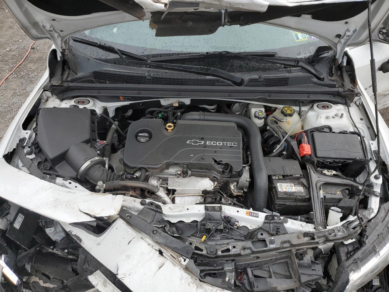 2018 Chevrolet Malibu VIN 1G1ZD5STXJF163987 Copart auction photo, front end / side damage thumbnail 12