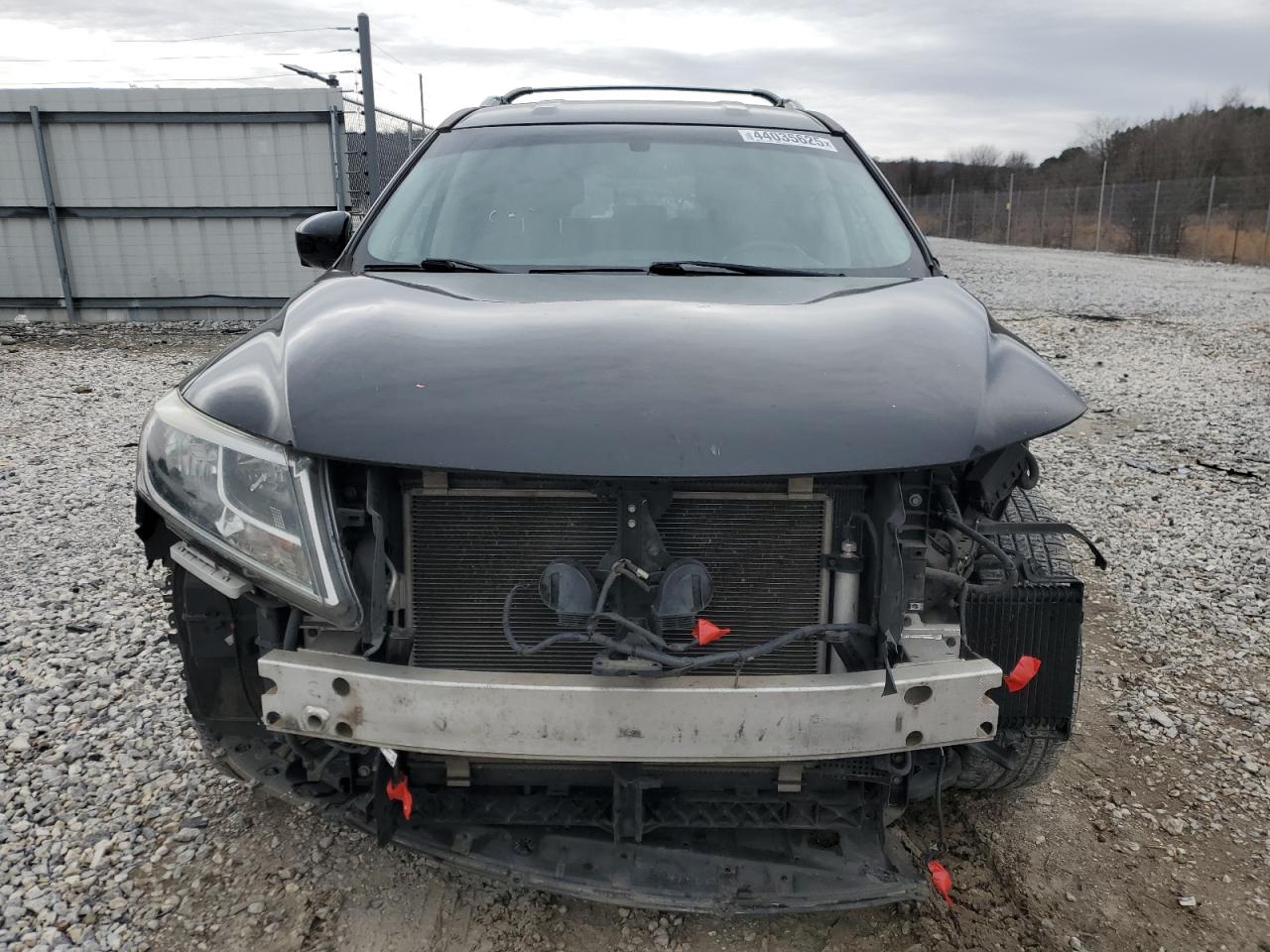 2015 Nissan Pathfinder VIN 5N1AR2MM3FC692034 Copart auction photo, front end / side damage thumbnail 5