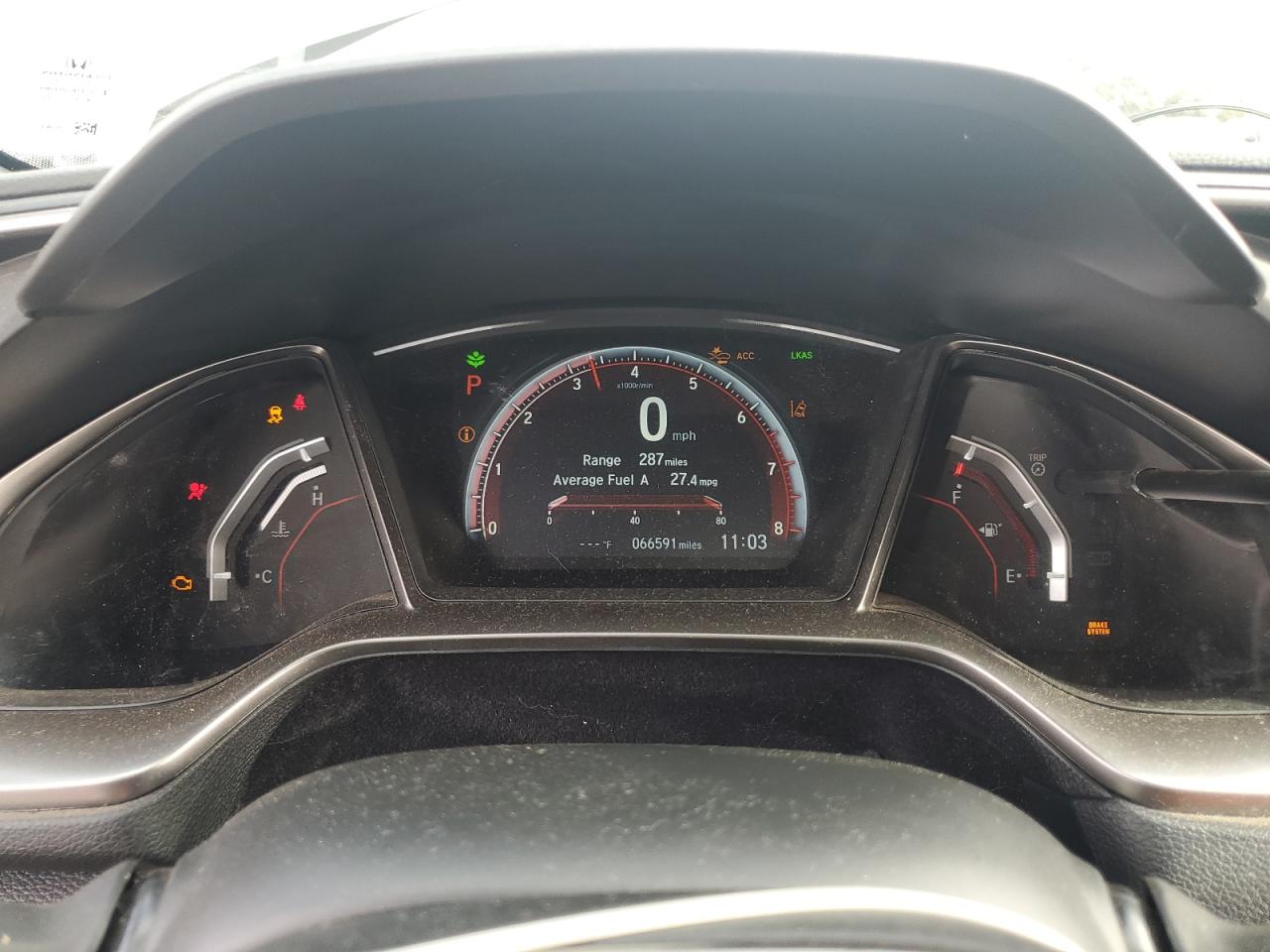 2017 Honda Civic VIN SHHFK7H94HU219264 Copart auction photo, front end / side damage thumbnail 9
