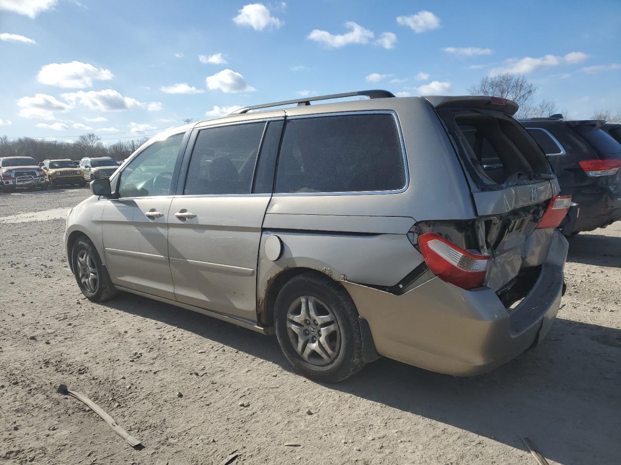 2005 Honda Odyssey VIN 5FNRL38645B064981 Copart auction photo, rear end / front end damage thumbnail 2