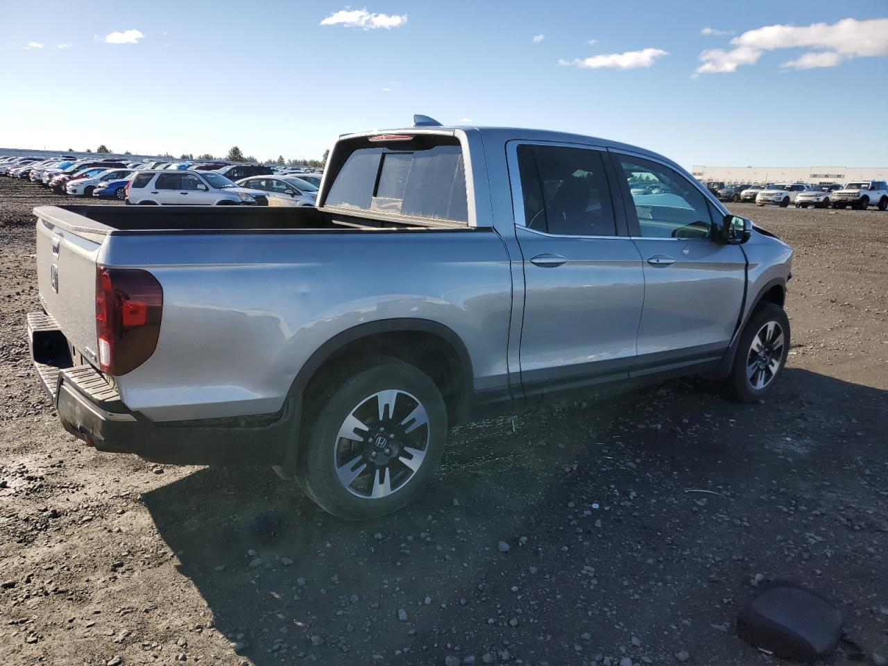 2020 Honda Ridgeline VIN 5FPYK3F55LB029475 Copart auction photo, front end damage thumbnail 3