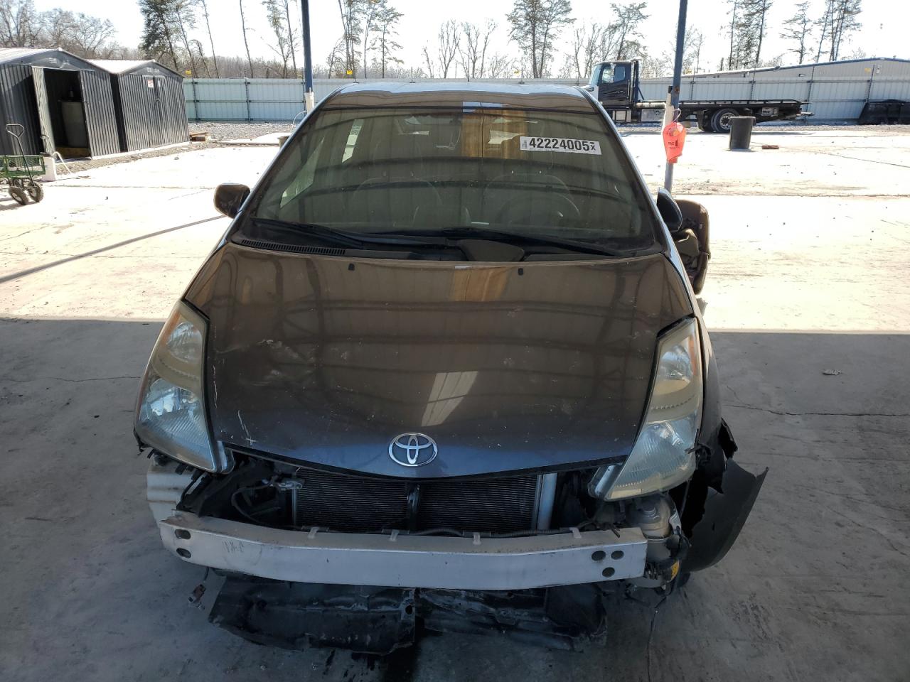 2009 Toyota Prius VIN JTDKB20U393479592 Copart auction photo, front end / side damage thumbnail 5