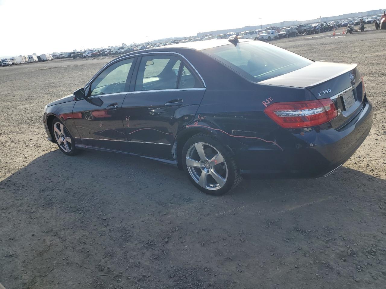 2012 Mercedes-Benz E-klasse VIN WDDHF5KB8CA603604 Copart auction photo, side damage thumbnail 2