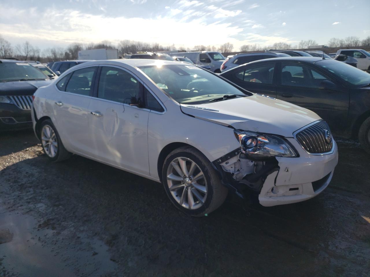 2015 Buick Verano VIN 1G4PS5SK7F4205221 Copart auction photo, all over damage thumbnail 4