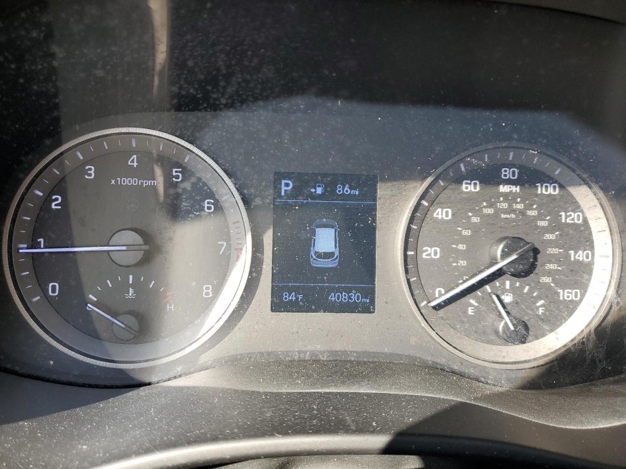 2020 Hyundai Tucson VIN KM8J33AL1LU245775 Copart auction photo, rear end / mechanical damage thumbnail 9