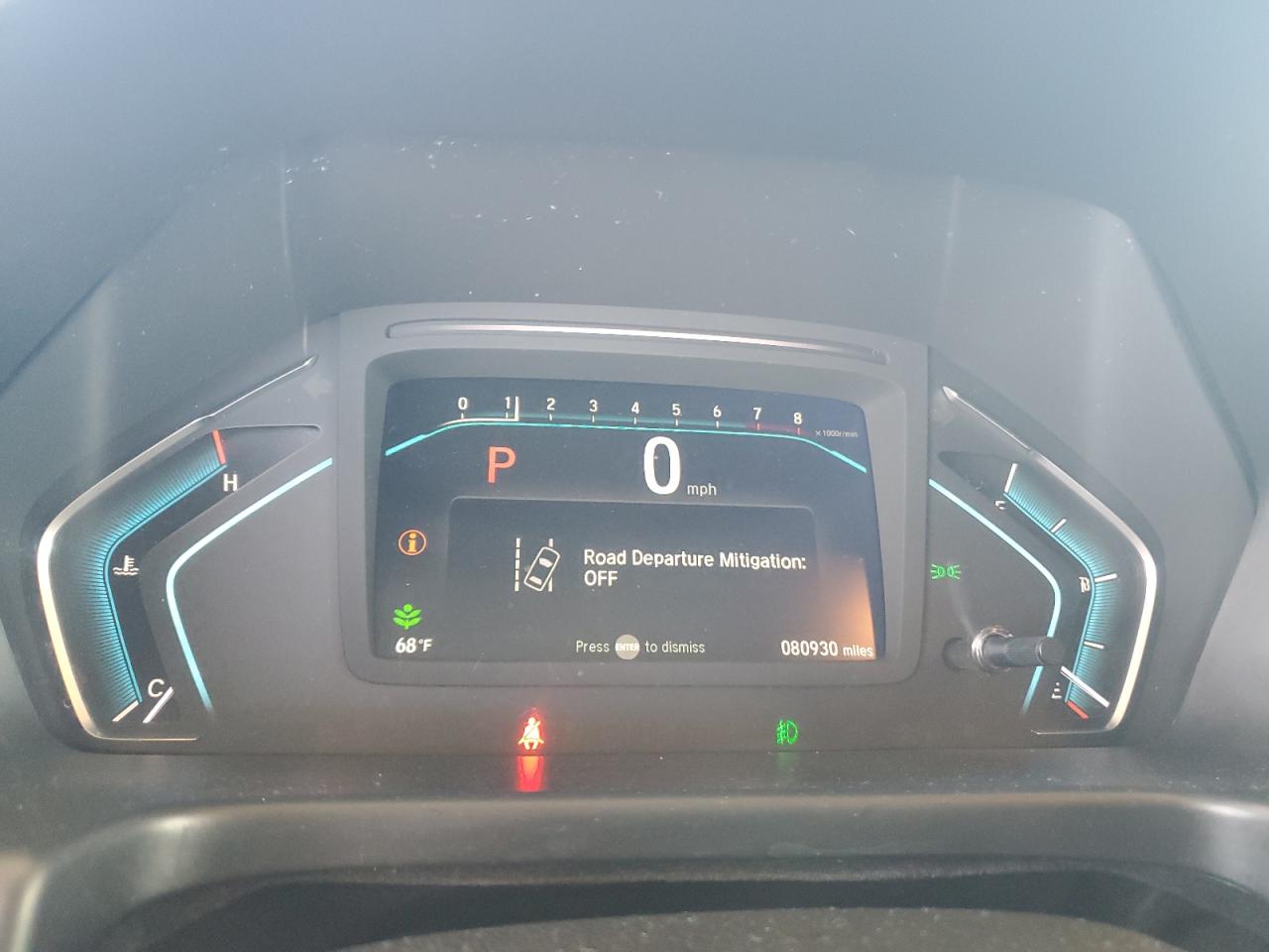 2020 Honda Odyssey VIN 5FNRL6H76LB071115 Copart auction photo, minor dent/scratches damage thumbnail 9