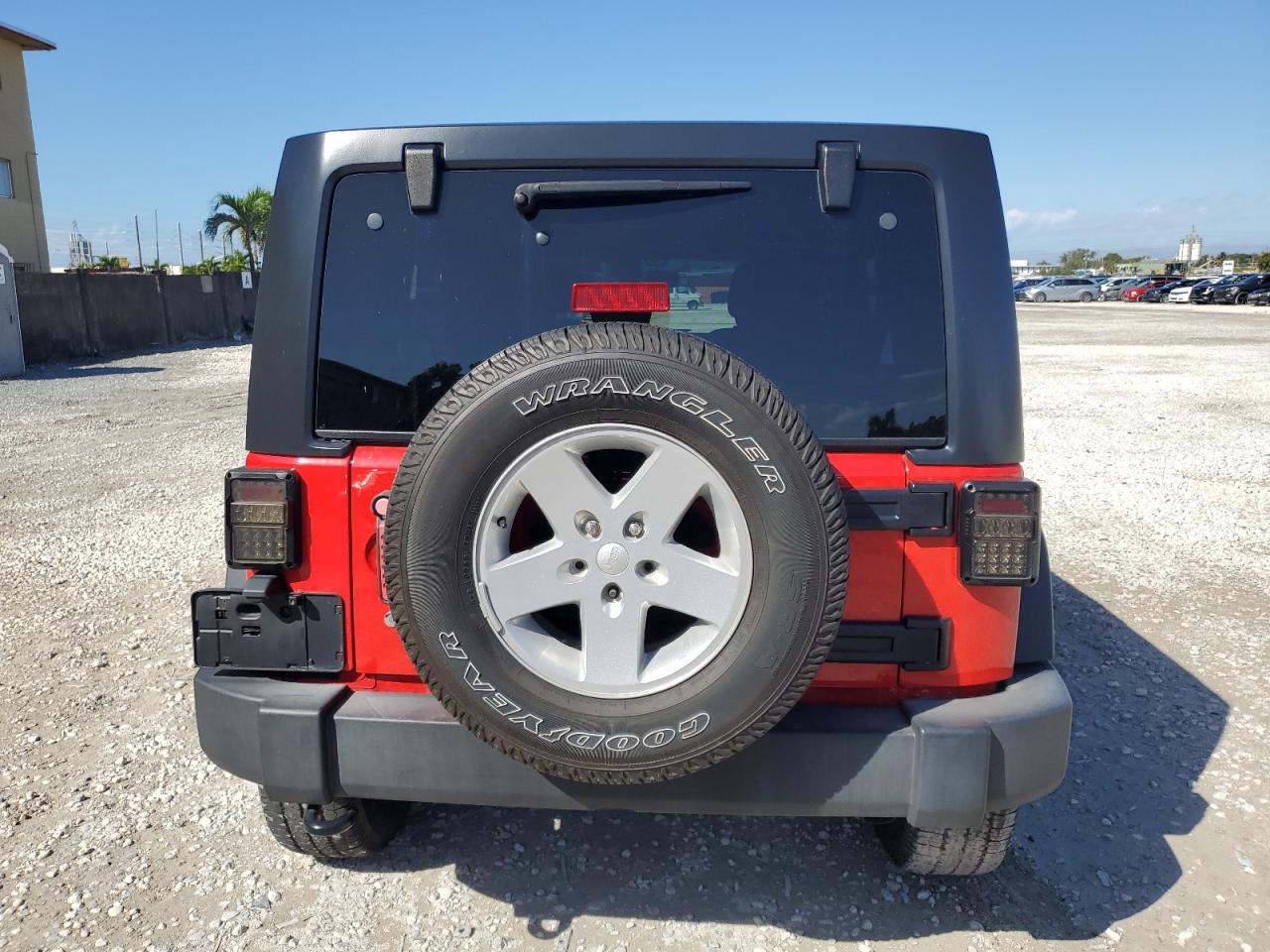 2017 Jeep Wrangler VIN 1C4BJWDG6HL726018 Copart auction photo, front end damage thumbnail 6