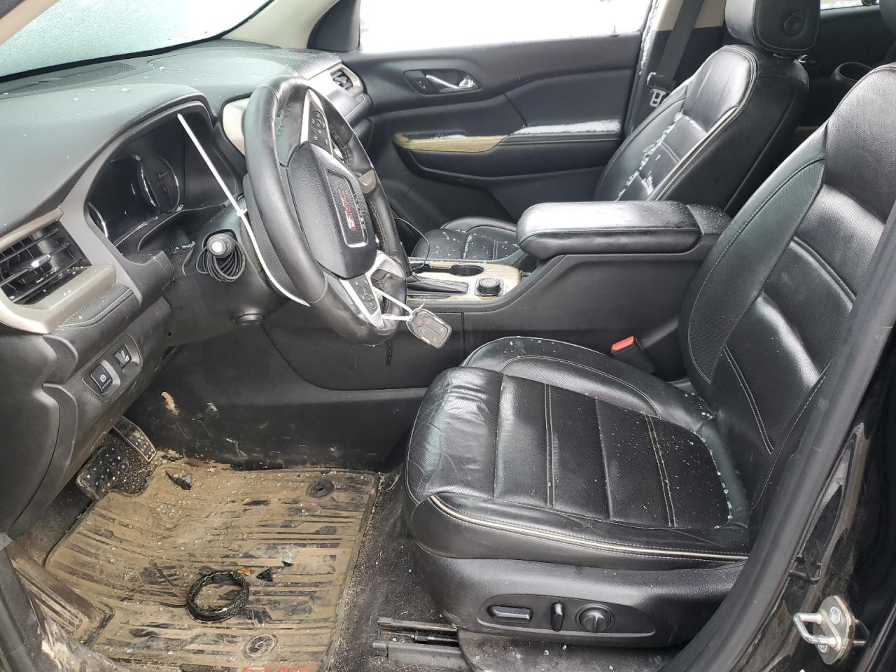 2017 GMC Acadia VIN 1GKKNPLS0HZ201828 Copart auction photo, front end / side damage thumbnail 7